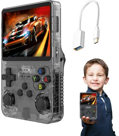 Consola de Juegos Retro: Mini Reproductor de Videojuegos portátil Recargable, de Juegos Retro clásico, Dispositivo de Entretenimiento portátil, diseño Compacto, función de Cola Larga de colecc