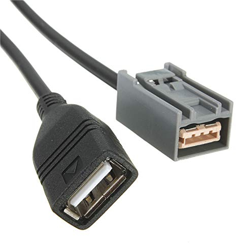 ENJOY-UNIQUE Auto AUX USB Music Interface MP3 Adapter USB Audio Anschluss Adapter Kabel für Honda Civic Jazz CR-V Accord CR-Z Odyssey