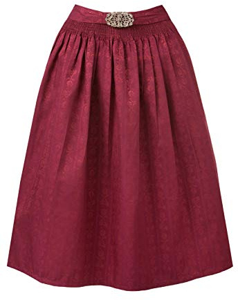 Stockerpoint Sc-300 Damen Midi Dirndlschürze, bordeaux, 40-44