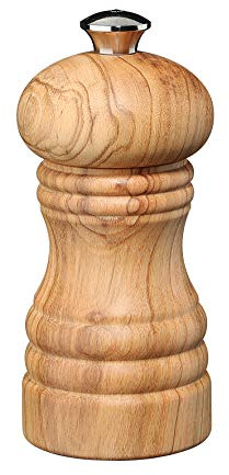 Zassenhaus Pfeffermühle BERLIN | 12cm | Olivenholz | original Zassenhaus Keramikmahlwerk made in Germany | für getrocknete Gewürze geeignet | Gewürzmühle | Geschenkidee | Küchenhelfer
