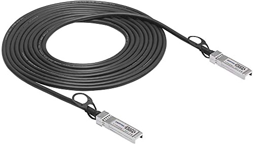 QSFPTEK 10Gb/s SFP+ Kabel 7 Meter, 10GBase-CU Passiv Direct Kupfer, SFP+ Direct Attach Twinax Passiv DAC Kompatibel für Cisco SFP-H10GB-CU7M, Ubiquiti, D-Link, Netgear, Mikrotik, Open Switchs