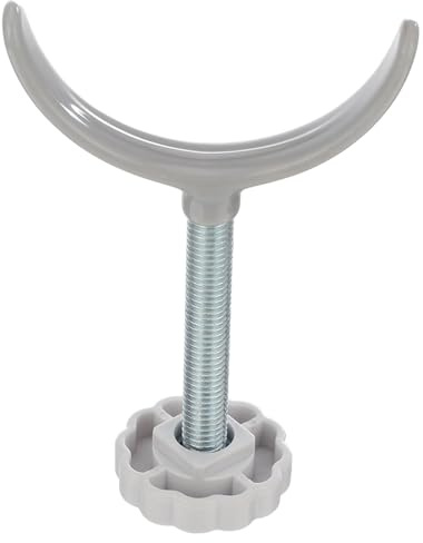 DOITOOL Door Rail U-Shaped Guardrail Fitting Gate Fence Fixator Alloy Accessory for Baby and Pet Safety Doors 4.72X3.14X0.59 Inches