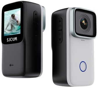 SJCAM C200 Action Cam 4K 16MP Sportkamera WiFi, 5m Körper wasserdichte Unterwasserkamera, 6-Achsen Bildstabilisierung Motorrad-Kamera Unterwasser Camcorder with Zubehör-Kit