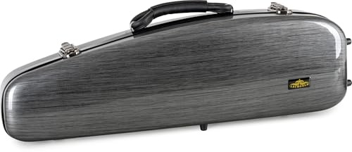 Lechgold Deluxe Koffer für gerades Sopran-Saxophon - Stabiles Formetui für Sopransaxophone (gerade Ausführung) - Thermopolsterung für Instrument & Zubehör - Rucksackgarnitur - Coole Carbon-Optik