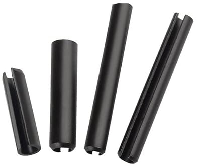 M1 M1.5 M2 M2.5 M3 M4 M5 M6 M8 M10 Federstift Zylindrischer elastischer offener Stift Positionierstift Schwarz 65Mn Manganstahl-M1.5-50 Stück, 3 mm