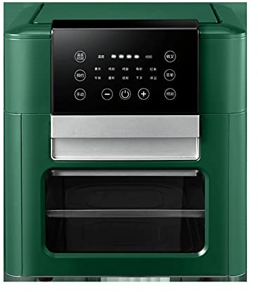 Heißluftfritteuse mit 12 l Fassungsvermögen, intelligente elektrische Fritteuse, 8 intelligente Menüs, leicht zu reinigender Korb, Heißluftfritteuse, Toasterofen, elektrische Haushaltsfritteuse mit