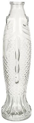Alipis Elegante Fischglasflasche Wishing Vase Dekoratives Vorratsglas Multifunktions-blumentopf