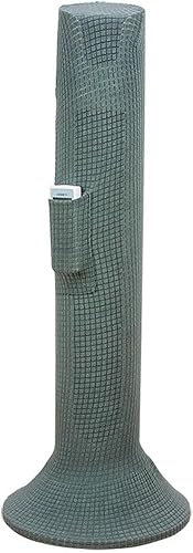 PAIKIUU Tower Fan Elastic Polyester Dust Cover - Floor Standing Green Dustproof Storage Protection for Household Fans