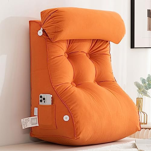 Rückenstütze Lesekissen Lendenwirbelstütze Kissen für Bett Rückenstützkissen Perfekt zum Sitzen im Bett, Lesen und Fernsehen