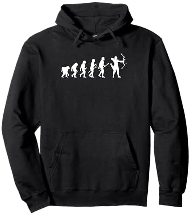 Bogenschütze Evolution Bogenschießen Pullover Hoodie