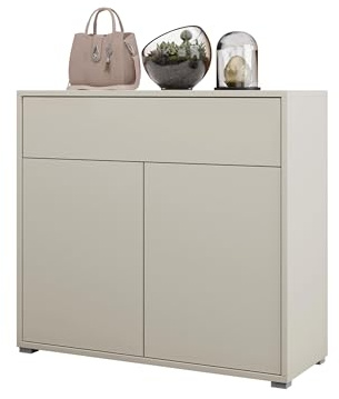 Mirjan24 Kommode Gesita 2D1SZ mit 2 Türen und 1 Schublade (Cashmere)