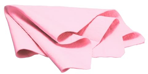 sourcing map Car Premium Shammy Cloth 16.9 x 12.6 PVA Chamois Wash Drying Towel Ultra Absorbent No Scratches in Bags for Cars Motorcycles Mirrors Glass Countertops Phone Laptop, Pink