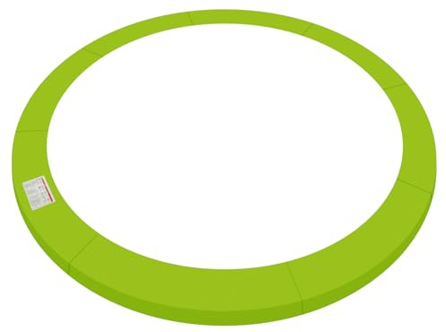 QIERF Trampolin Randabdeckung Trampolin Randschutz, Federabdeckung PVC, 10mm Perlbaumwolle, Trampolinzubehör für Gartentrampoline, Spielbereichen (Grün, 360cm)