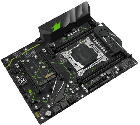Placa Madre Kit de Placa Base Fit For Machinist MR9A Pro X99 LGA2011-3 con CPU Xeon E5-2680 V4, 32 GB RAM DDR4, Compatible NVMe Cuatro Canales for Escritorio
