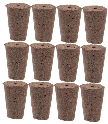 Yardwe Blocs Nutritifs pour Semis en Culture Hors Sol Lot de 12 Blocs Compressés Biodégradables Jardinage Domestique Extérieur Absorption Rapide d'eau Et Croissance Accélérée