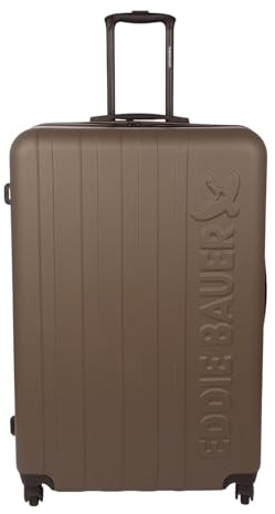 Eddie Bauer Flatiron Check-In 32 Luggage | Hardside | Spinner Wheels | Expandable | Lightweight | Travel Essentials - Dark Fatigue
