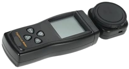 Misuratore di luce, Misuratore di luce digitale, Fotometro Lux/Fc, Illuminometro integrato, Tester ambientale, Gamma 0-200000 Lux, Fotografia del misuratore di luce