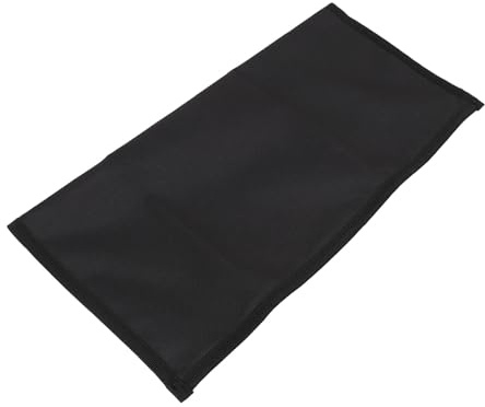 Emoshayoga Funda Antipolvo para Teclado Protector Ligero de Tela Oxford 600D para Teclado Universal Fácil de Usar Lavable para Viajes de Negocios Escuela Oficina Negro (S)