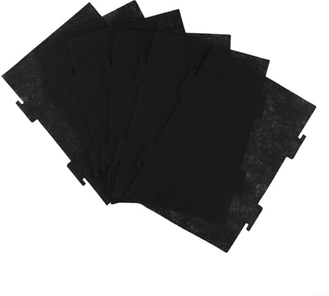 Filtros de carbón activado para horno microondas Kitchen Aid de perfil bajo KMLS311HBL modelo W11282981, filtros absorbentes efectivos, paquete de 4 (paquete de 6)