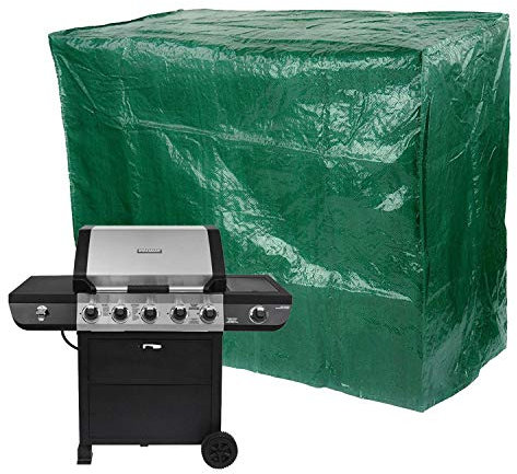 Parkland® Large BBQ Cover Outdoor Durable Waterproof Barbecue Covers Garden Patio Grill Gas Rain Protector - L155cm x W61cm x H97cm