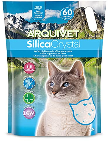Arquivet Silica Crystal Katzenstreu, 4er Pack (4 x 7,6 l)