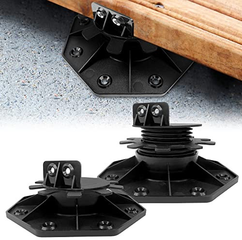 Froadp 30-60mm Supporti Regolabile Pavimento, Piedi Autolivellanti in PP, Trave Portante per Pavimentazione da Giardino Esterna o Lastre per Balconi Pietra Piastra Base di Regolazione (30)