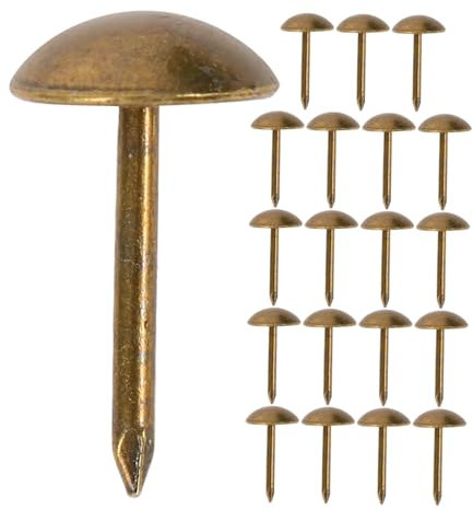 Artibetter 100pezzi Chiodi Per Tappezzeria in Stile Antico Chiodi Decorativi Per Mobili Quadri Spilli Per Tappezzeria Vintage Elementi Di Fissaggio Per Battiscopa Per Mobili