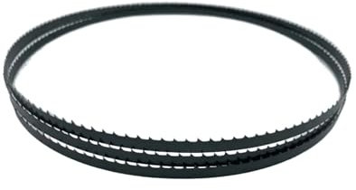 Lot de 2 lames de scie à ruban for le travail du bois, 2240 mm, 9,5 x 0,45 mm, 6 dents par pouce