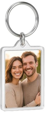 Personalisierter Schlüsselanhänger mit Foto | Personalisierte Geschenke | Partner Geschenk | Geschenk Freundin oder Freund | Valentinstag-geschenk für sie & ihn