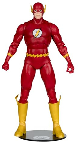 McFarlane Toys - DC Direct Page Punchers The Flash Barry Allen (The Flash #123) Figura de acción de 7 Pulgadas con cómic