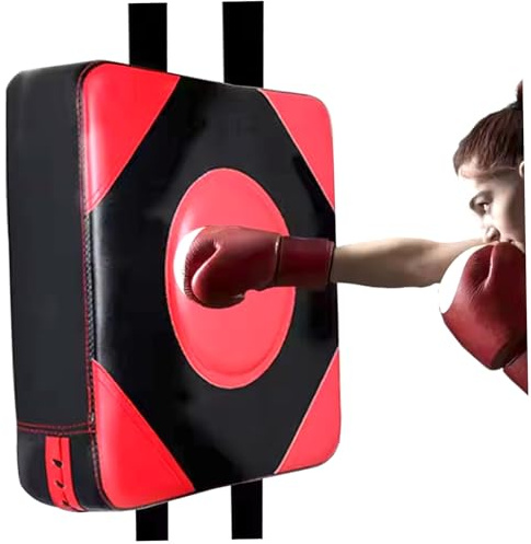 Boxpolster | Wand-Box-Schlagpolster 16 x 16 x 4, geräuschloses Wand-Schlagpolster mit Einstellbarer Höhe für Fitnessstudio, Training, Fitnessstudio-Besucher und Büroangestellte