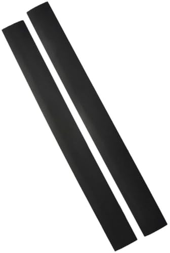TOVINANNA Joint Plaque de Cuisson Induction 2 Pcs en Silicone Noir | Couvre Espace de Cuisinière, Installation Simple et Nettoyage Facile, Accessoires de Cuisson Résistants à Chaleur