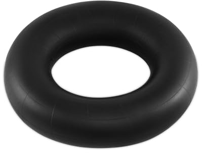 GYMAX Aufblasbarer Schneereifen, Snow Tube Innenrohr Ø93 cm bis 80kg belastbar, Rodelreifen für Kinder & Erwachsene, Winter & Sommer, Ideal zum Skifahren & Schwimmen