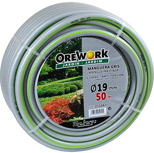 Orework 255066 Tubo a 5 strati, 25 metri e 19 mm di diametro, grigio