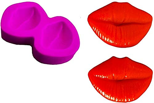 Moule en silicone lèvres baisers bouches décorations pâte à sucre fondants gâteaux muffins pancakes cuisine DIY douce idée cadeau originale