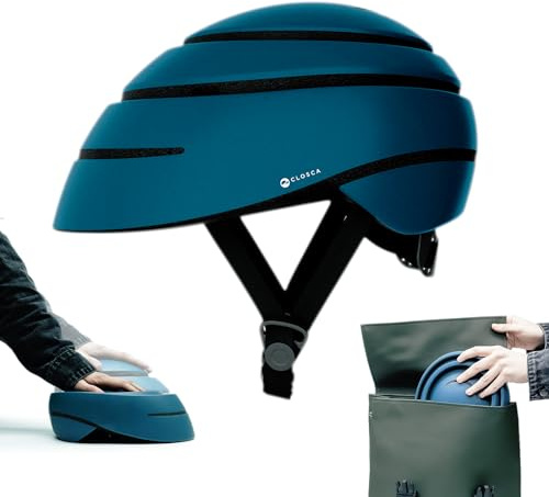 CLOSCA. Faltbarer Helm für Fahrräder und E-Scooter. Leicht, kompakt und Zertifiziert. Unisex-Design für Damen und Herren. Fahrradhelm für Erwachsene, ideal für Radfahren und Stadtfahrten.