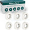 NanaCare Microporous Surgical Tape 1.25cm x 10 m (6 Rolls) + 10pc Gauze Swab| Micropore Tape | Earring Tape |Medical Tape for Skin, Dressings and Face | First Aid Tape Suitable for Sensitive Skin