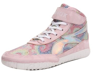 Ybberik Chaussures de Lutte Légères et Respirantes Chaussures de Boxe pour Jeunes, Enfants, Filles et Garçons (Petit Enfant/Grand Enfant)