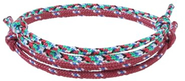 Made by Nami Surfer-Armband Set Herren & Damen • 2x Segeltau Armband Handgemacht • Maritimes Armband • Minimalistisches Armband • 100% Wasserfest & verstellbar • Freundschaftsarmbänder (Set 4)