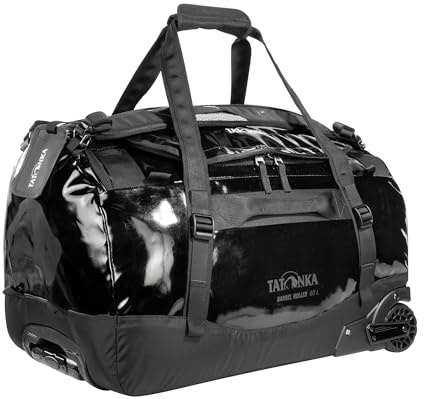 Tatonka Barrel Roller - Trolley mit Rucksackfunktion, abschließbarem Reißverschluss und Teleskop-Handgriff