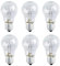 Liuyife E27 A55 Bombilla Halógenas 42W Regulable, Blanco Cálido 2700K 650LM, AC220-240V, Transparente Bombilla E27 Rosca Edison para Lámpara de Techo, Lámpara de Pared, Lámpara de Mesa, Paquete de 6