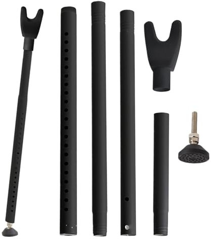 Generic Door Security Bar - Patio Door Security Lock | Telescopic Adjustable Door Brace Security Bar | Anti-Theft Patio Door | Apartment Must Haves | Iron Rod for Home Apartment Travel