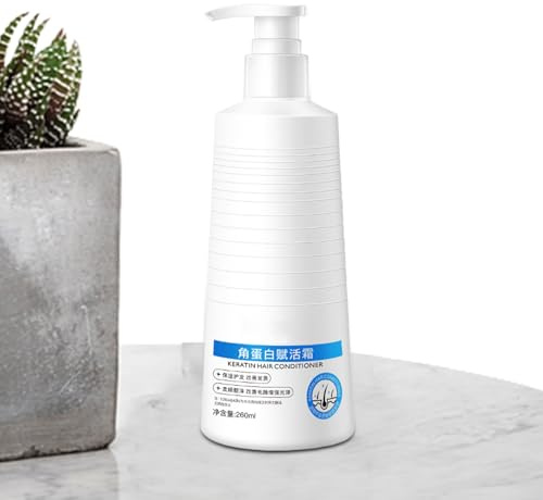 Acondicionador Para Cabello Seco | Reparador Intensivo,Desenredante Sedoso Hidratante Sin Aclarado Para Cabello Dañado y Rizado Hombre Mujer Viaje