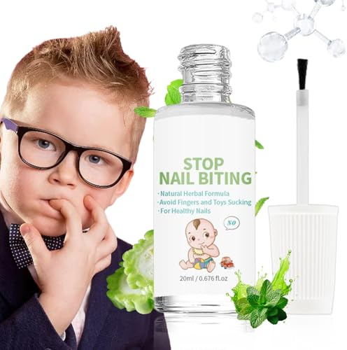 Nail Bitter Water - Traataggio Di Morsi Di Unghie | Smalto Per Unghie Anti Morso | Fermati Mordere Le Unghie Con Acqua Morsa Di Unghie | Anti-mordente E Vernice Chiara | Adatto Per Bambino