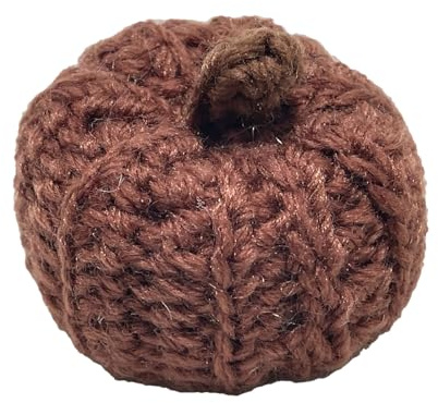 Adorno De Calabaza De Ganchillo,Calabaza De Ganchillo,Calabazas de ganchillo de de otoño | 2024 Calabazas rústicas de granja, calabaza pequeña decorativa reutilizable, calabazas de punto pequeñas para