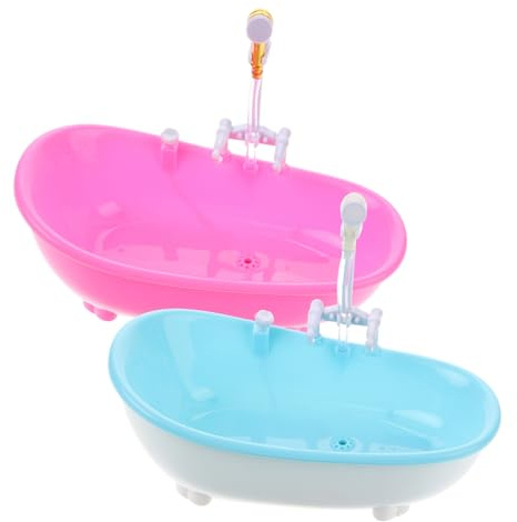 TOBBOMEY 2 Pièces Lot de Gobelets Miniatures Plastique pour Boissons Décor de Salle de Bain Grand Volume pour Milkshakes et Boissons Fraîches Tasses Ludiques pour Usage