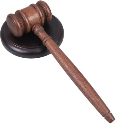 Homoyoyo Martillo De Subasta Mazo De Juez De Madera Mazo De Subasta Para Tribunal