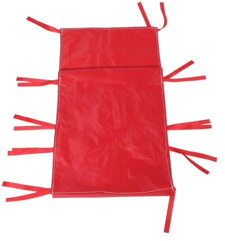 BESPORTBLE Grondaia per Tende a Baldacchino da Esterno 2 Metri Rossa Spessore Aumentato con Cinghie per Drenaggio Acqua Piovana e Protezione da Vento per Gazebo e Eventi All’aperto