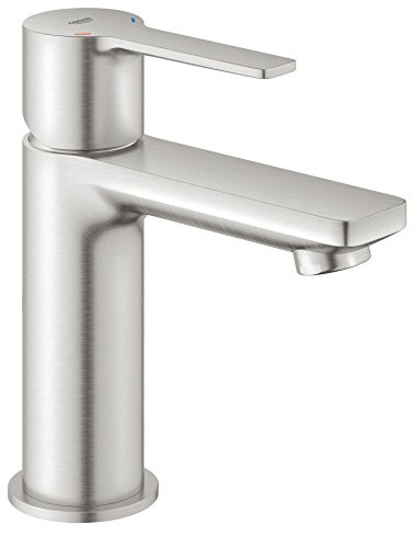 Grohe Lineare, Badarmatur - Waschtischarmatur, XS-Size, glatter Körper, supersteel, 23791DC1