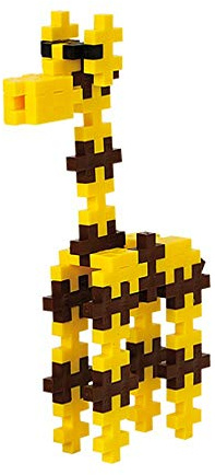 Plus-Plus 9603751 Genialt konstruktionsleksak, basic, safari, byggstensset, 70 delar, flerfärgad